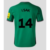 Camiseta Newcastle United Alexander Isak #14 Visitante Equipación 2023-24 manga corta